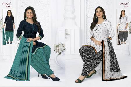 Pranjul Priyanshi 25 Casual Daily Wear Cotton Printed Dress Material Collection